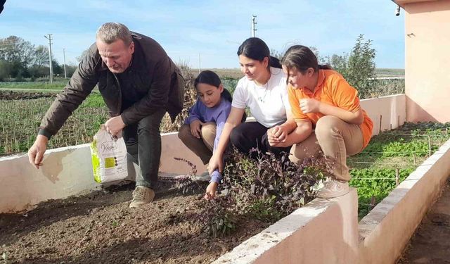 Kızılırmak Deltası'nda çocuk çiftçiler yetişiyor