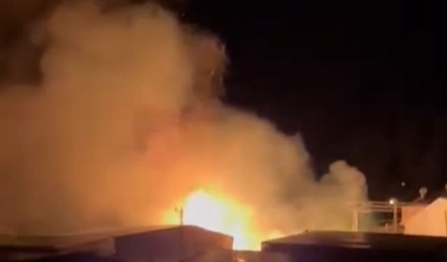 Mersin’de sazlık alandaki yangın söndürüldü: Bir sera zarar gördü