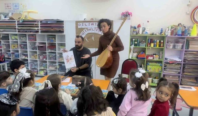 Minik yürekler dilin ve kültürün izinde