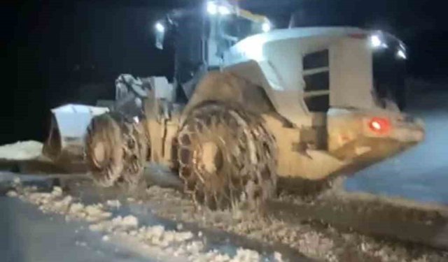 Muş'ta kar yağışı 250 köy yolunu ulaşıma kapattı