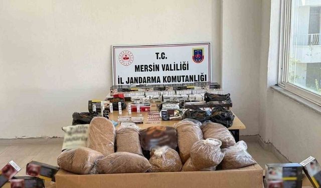 Silifke ve Bozyazı’da kaçak makaron operasyonu: 2 gözaltı