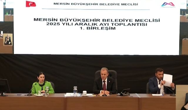 Mersin Büyükşehir Belediye Meclisi’nde toplam 52 konu görüşüldü