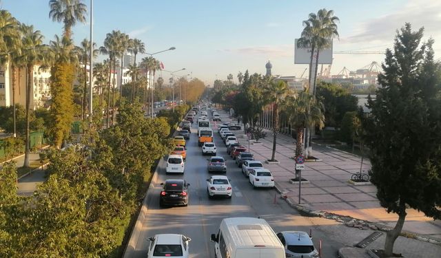 Mersin’de 3 Aralık sabahında trafikte son durum