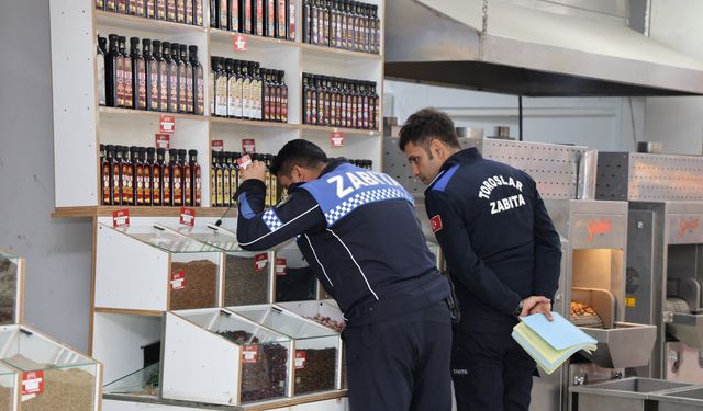 Toroslar Zabıtası yılbaşı öncesinde denetimde