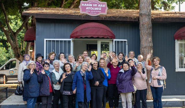 Mezitli’de kadınlar atölyelerle hayata katılıyor