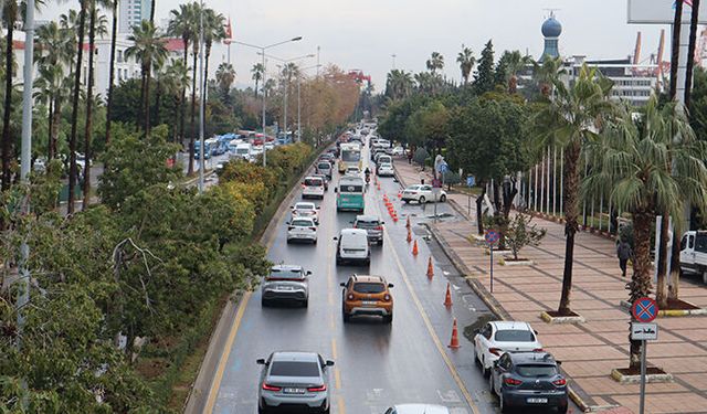 Mersin’de haftanın ilk mesai günü 12 Ocak’ta trafiğin durumu