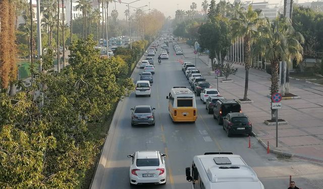 Mersin’de 7 Ocak Çarşamba günü sabah saatlerinde trafiğin durumu