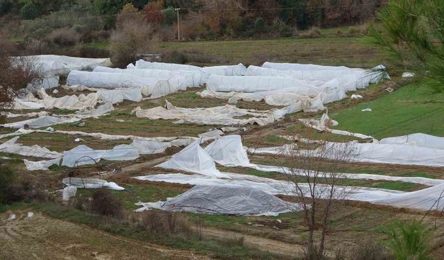Antalya'daki hortum anı kamerada: Konteynerler savruldu, araç gitmekte zorlandı