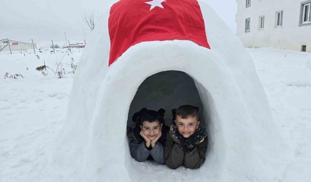 Bu eskimo evi Alaska'da değil Yozgat'ta