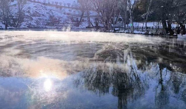 Her yer dondu bir orası donmadı