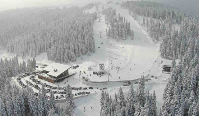 Ilgaz Dağı'nda yarıyıl tatili coşkusu