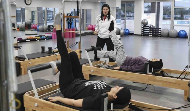 Mersin'de kadınlar reformer pilatesle bedenen ve ruhen güçleniyor