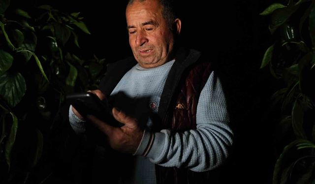 Seralarda dona karşı sıcaklıklar cep telefonundan anlık takip ediliyor