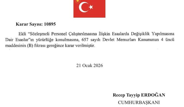 Sözleşmeli personele doğum ve evlat edinme sonrası yarı zamanlı çalışma hakkı yürürlüğe girdi