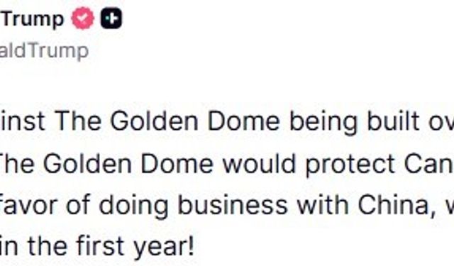 Trump'tan Kanada'ya Grönland tepkisi: 'Altın Kubbe'ye karşı çıkarken, Çin ile iş yapmayı tercih ettiler'