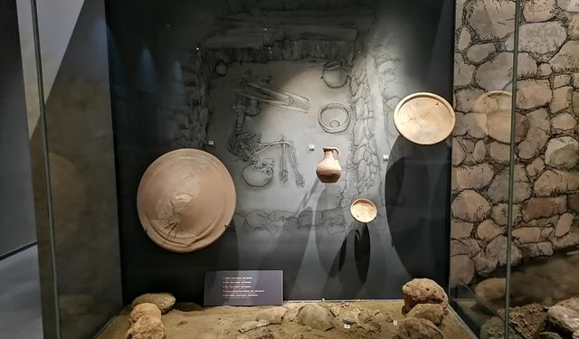 Soli’de bulunan Hitit mezarı, Mersin’de sergileniyor