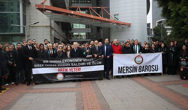Mersin Barosu, öldürülen Avukat Zekeriya Polat için ses yükseltti