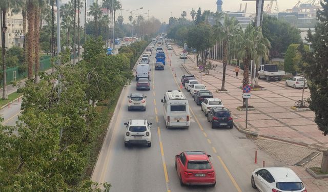 Mersin’de haftanın ilk mesai günü olan 9 Şubat’ta yolların durumu