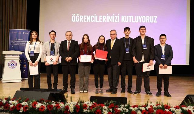 57. TÜBİTAK Lise Öğrencileri Araştırma Projeleri Yarışması'nda ödüller sahiplerini buldu