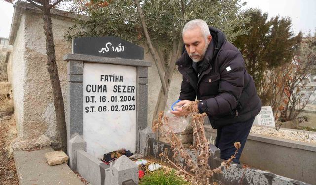 Asrın felaketinde oğlunu kaybeden baba: 'Biz hala 6 Şubat'tayız'
