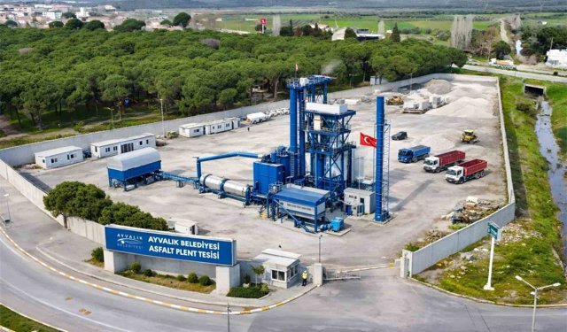 Ayvalık asfaltını artık kendi üretecek