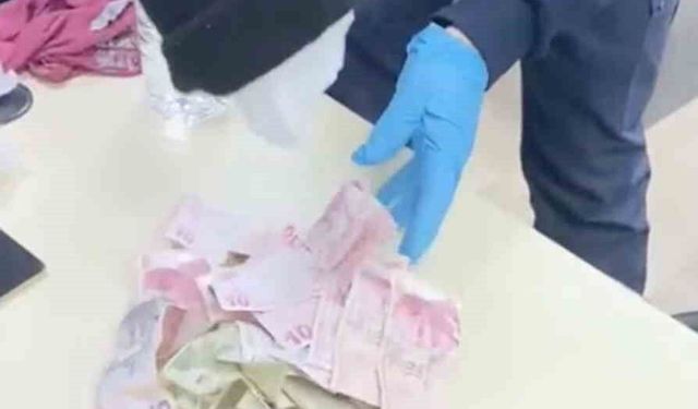 Dilencilik parasını çocuk bezine sakladılar