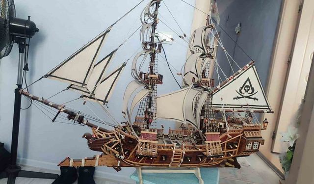 Konuşma ve işitme engelli vatandaş, atıkları sanata dönüştürüyor