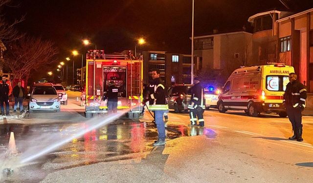 Otomobil ile motosiklet çarpıştı: 2 yaralı