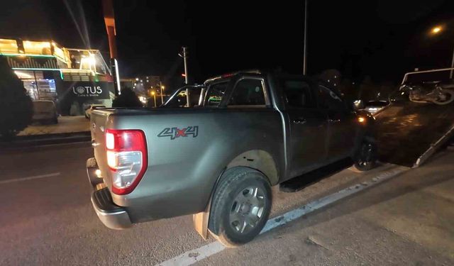 Polisten kaçmaya çalışan alkollü sürücüye 17 bin lira ceza kesildi