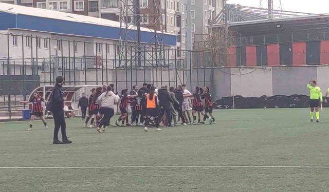 Van'da maç bitti yumruklar konuştu