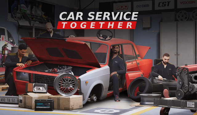 Araba oyunu tutkunları bu oyunda buluşacak: Car Service Together