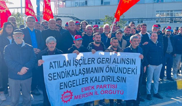 EMEP Genel Başkanı Seyit Aslan: “Mersin Limanı işçileri kazanacak”