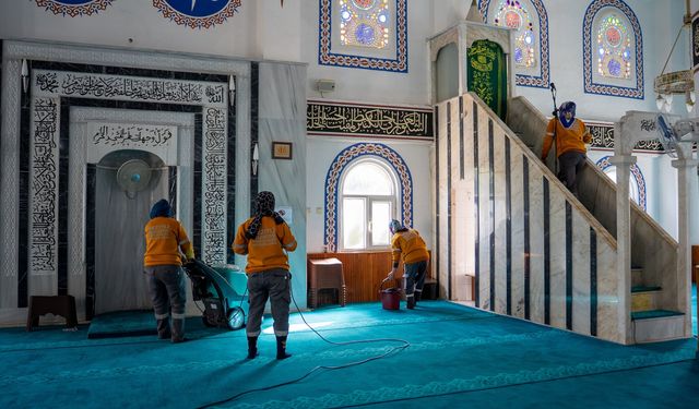 Mezitli’de camiler Ramazan’a hazır