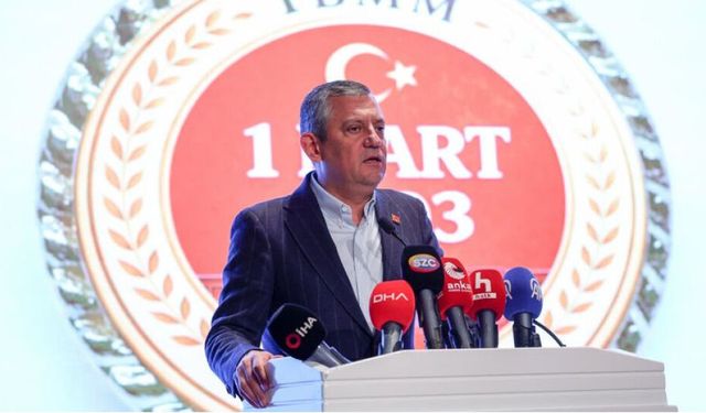 CHP Genel Başkanı Özel: 'Bölgemiz bir ateş çemberine dönüşmüş durumda'