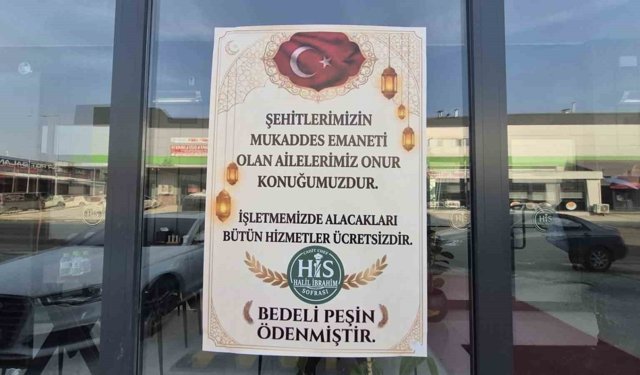 'Bedeli peşin ödendi' dediler, bütün hizmetlerini ücretsiz yaptılar