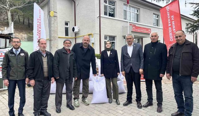 Bilecik'te 5 bin 150 kilogram nohut tohumu dağıtıldı