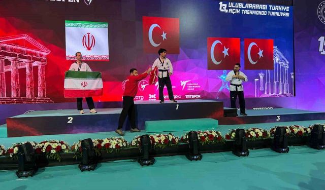Bursalı sporcu Uğur Tuzlu, Turkish Open Taekwondo Turnuvası'nda şampiyon oldu