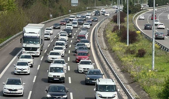 Düzce'de araç sayısı 163 bine yaklaştı