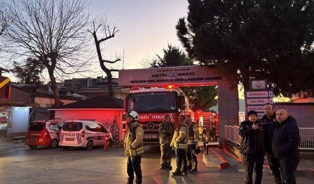 Metin Sabancı Baltalimanı Kemik Hastalıkları Eğitim ve Araştırma Hastanesi'nde yangın: 11 hasta tahliye edildi