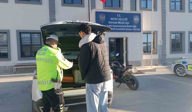 Paylaşım yapmak için trafiği tehlikeye atan sürücüye 46 bin TL ceza uygulandı