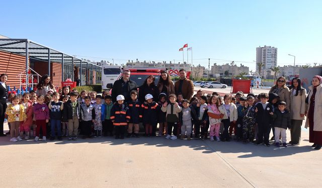 Minikler, Toroslar'da itfaiyeciliği öğrendi