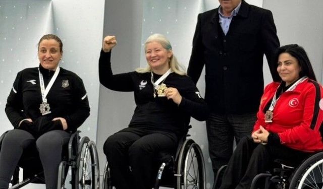 Bursalı milli sporcu Türkiye birincisi oldu