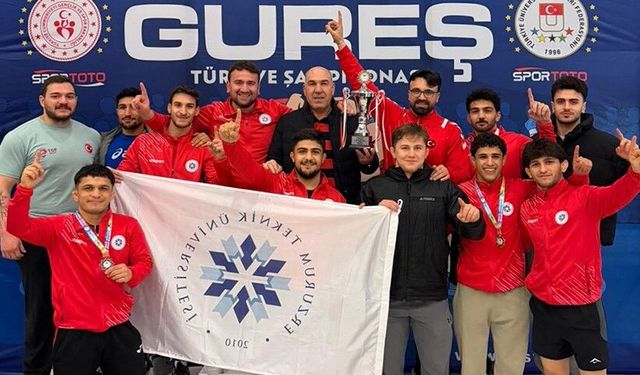 ETÜ Türkiye Güreş Şampiyonasına damga vurdu