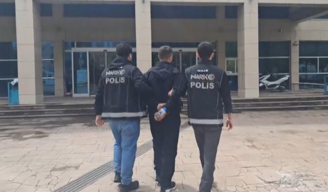 Kuyuya saklanan uyuşturucu hükümlüsü tutuklandı