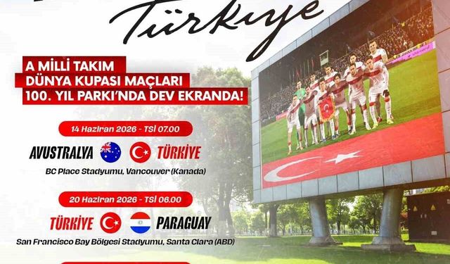 Malatya'da Dünya Kupası heyecanı bu kez açık havada yaşanacak