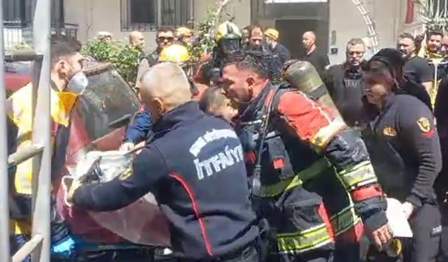 Patlama sonrası çıkan yangında engelli şahıs hayatını kaybetti