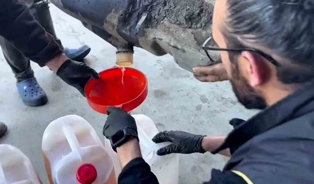 Yakıt deposunda 48 kilo sıvı metamfetamin ele geçirildi