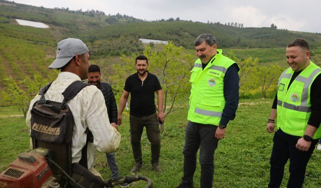 Toroslar’da üretimi destekleyen hizmetler devam ediyor