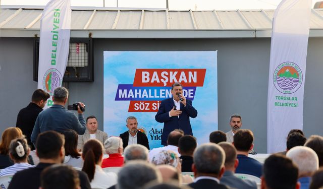 Başkan Yıldız vatandaşla bir araya gelmeye devam ediyor