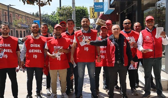 DİSK Genel-İş Mersin Şubesi’nden 1 Mayıs çağrısı